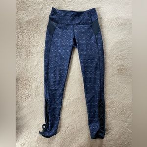 Calia brand capri workout leggings navy blue